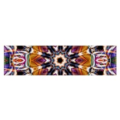 Kaleidoscope Pattern Kaleydograf Satin Scarf (oblong) by Celenk