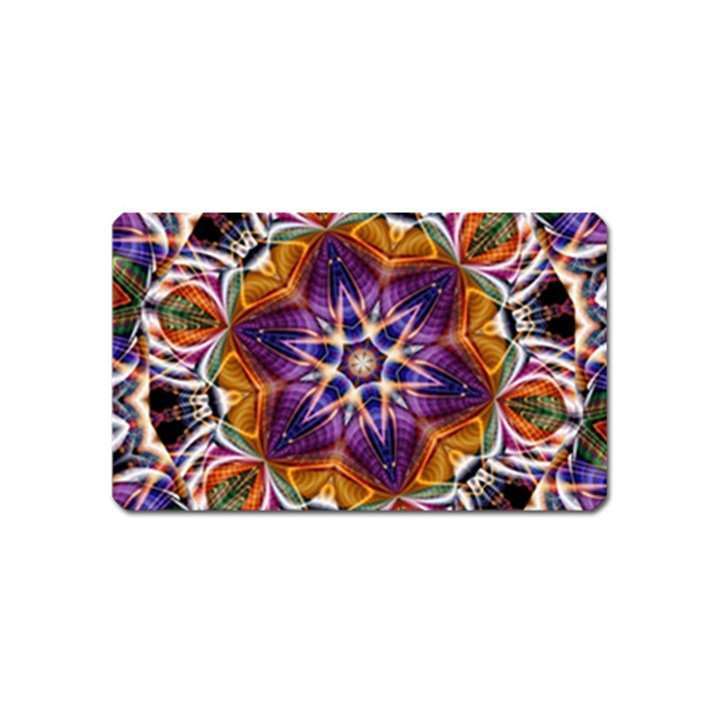 Kaleidoscope Pattern Kaleydograf Magnet (Name Card)