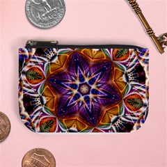 Kaleidoscope Pattern Kaleydograf Mini Coin Purses by Celenk