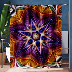 Kaleidoscope Pattern Kaleydograf Shower Curtain 60  X 72  (medium)  by Celenk