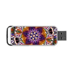 Kaleidoscope Pattern Kaleydograf Portable Usb Flash (two Sides) by Celenk