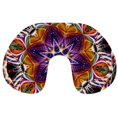 Kaleidoscope Pattern Kaleydograf Travel Neck Pillows by Celenk