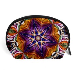 Kaleidoscope Pattern Kaleydograf Accessory Pouches (large)  by Celenk