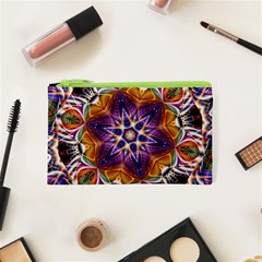 Kaleidoscope Pattern Kaleydograf Cosmetic Bag (xs) by Celenk