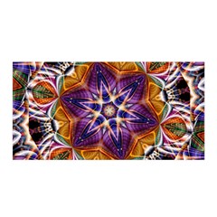 Kaleidoscope Pattern Kaleydograf Satin Wrap by Celenk