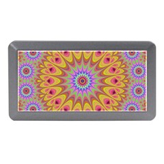 Geometric Flower Oriental Ornament Memory Card Reader (mini) by Celenk