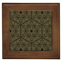 Texture Background Mandala Framed Tiles