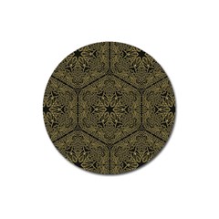 Texture Background Mandala Magnet 3  (round) by Celenk