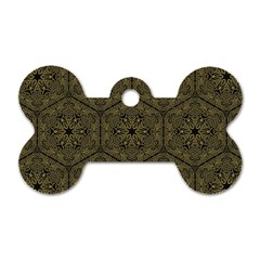 Texture Background Mandala Dog Tag Bone (one Side) by Celenk