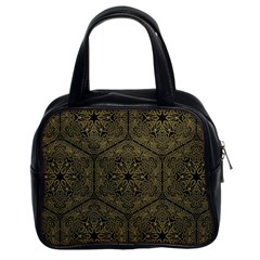 Texture Background Mandala Classic Handbags (2 Sides) by Celenk