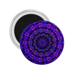 Purple Kaleidoscope Mandala Pattern 2 25  Magnets by Celenk