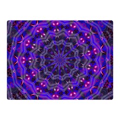 Purple Kaleidoscope Mandala Pattern Double Sided Flano Blanket (mini)  by Celenk