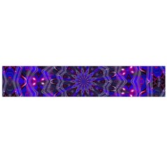 Purple Kaleidoscope Mandala Pattern Large Flano Scarf  by Celenk