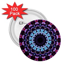 Kaleidoscope Shape Abstract Design 2 25  Buttons (100 Pack)  by Celenk