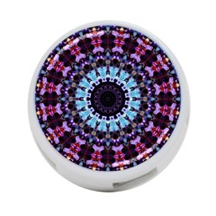 Kaleidoscope Shape Abstract Design 4-port Usb Hub (one Side) by Celenk