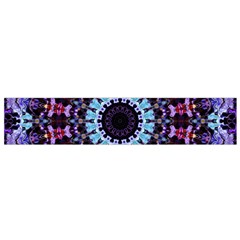 Kaleidoscope Shape Abstract Design Small Flano Scarf by Celenk