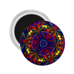 Kaleidoscope Pattern Ornament 2 25  Magnets by Celenk