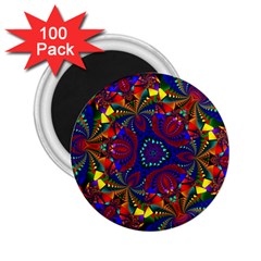 Kaleidoscope Pattern Ornament 2 25  Magnets (100 Pack)  by Celenk