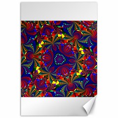 Kaleidoscope Pattern Ornament Canvas 24  X 36  by Celenk