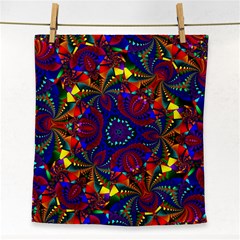 Kaleidoscope Pattern Ornament Face Towel by Celenk