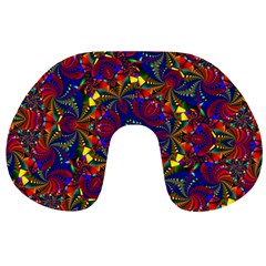 Kaleidoscope Pattern Ornament Travel Neck Pillows by Celenk