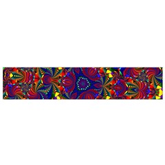 Kaleidoscope Pattern Ornament Small Flano Scarf by Celenk