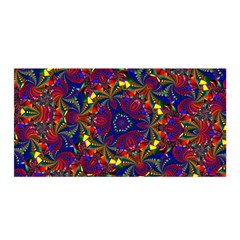 Kaleidoscope Pattern Ornament Satin Wrap by Celenk