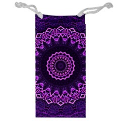 Mandala Purple Mandalas Balance Jewelry Bag by Celenk