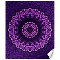 Mandala Purple Mandalas Balance Canvas 20  X 24   by Celenk