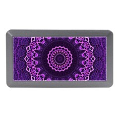 Mandala Purple Mandalas Balance Memory Card Reader (mini) by Celenk