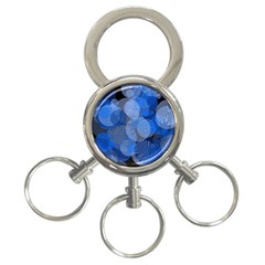 Circle Rings Abstract Optics 3-ring Key Chains by Celenk