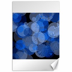 Circle Rings Abstract Optics Canvas 20  X 30   by Celenk