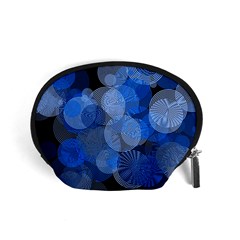 Circle Rings Abstract Optics Accessory Pouches (small)  by Celenk