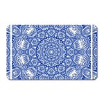 Blue Mandala Kaleidoscope Magnet (Rectangular) Front