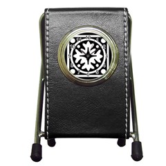 Mandala Pattern Mystical Pen Holder Desk Clocks by Celenk