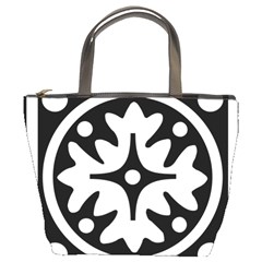 Mandala Pattern Mystical Bucket Bags by Celenk