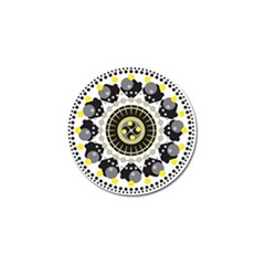 Mandala Geometric Design Pattern Golf Ball Marker (4 Pack) by Celenk