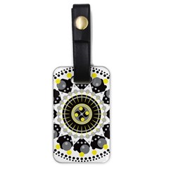 Mandala Geometric Design Pattern Luggage Tags (one Side)  by Celenk