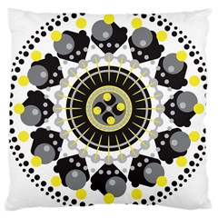 Mandala Geometric Design Pattern Large Cushion Case (two Sides) by Celenk