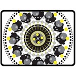 Mandala Geometric Design Pattern Double Sided Fleece Blanket (Large)  80 x60  Blanket Front