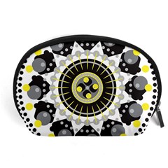 Mandala Geometric Design Pattern Accessory Pouches (large)  by Celenk