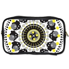 Mandala Geometric Design Pattern Toiletries Bags by Celenk