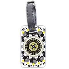 Mandala Geometric Design Pattern Luggage Tags (two Sides)