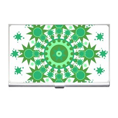 Mandala Geometric Pattern Shapes Business Card Holders by Celenk