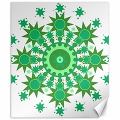 Mandala Geometric Pattern Shapes Canvas 20  X 24   by Celenk