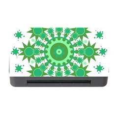 Mandala Geometric Pattern Shapes Memory Card Reader With Cf by Celenk