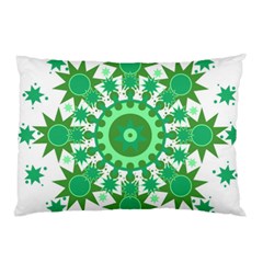 Mandala Geometric Pattern Shapes Pillow Case (two Sides) by Celenk