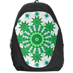 Mandala Geometric Pattern Shapes Backpack Bag by Celenk