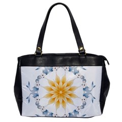 Mandala Mermaid Lake Rose Swimmers Office Handbags by Celenk