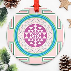 Mandala Design Arts Indian Ornament (round) by Celenk